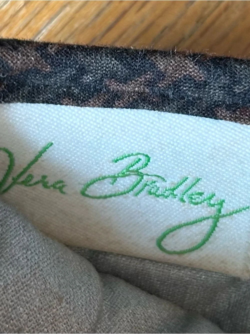 Vera Bradley Curling/Straightening Iron Cover Retired Houndstooth Brown